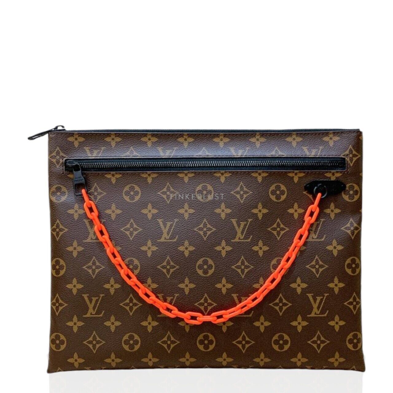 tas pouch Louis Vuitton A4 Monogram Virgil Abloh 2019 Pochette Pouch Tinkerlust